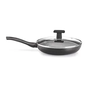 Milton Pro Cook Granito Induction Fry Pan With Lid 24 Cm Black