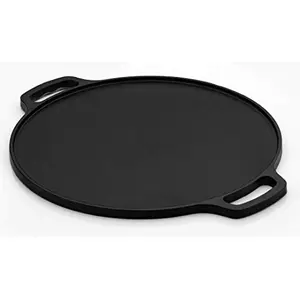 Varudi pre Seasoned cast Iron Dosa Tawa 12 inch(30 cm) Export Quality Food Grade Kitchen cookware Induction / Stove Suitable