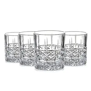 Vilon Crystal Whiskey Juice Scotch Vodka Beer Champagne Tumbler Wine Glasses Pack of (Selected) Pieces (300 ML) (2)