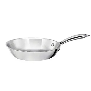 Alda Induction Base Stainless Steel Fry Pan 18 cm Silver