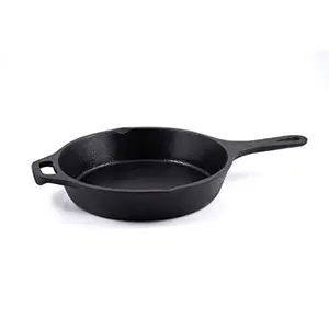 Bhagya Cast Iron Cookware Pre-Seasoned Skillet / Fry Pan (8 inches lengthy)