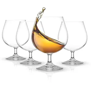 Vilon Classic Brandy Glasses Set | Wine Glass Clear 260 ML (4)