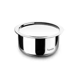 Crystal TriPro -Triply Stainless Steel Tope with Lid - 18 cm (Induction Bottom)