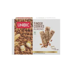 Unibic Almond Finger Cookies | Made with real almonds | Signature collection | Tea and Coffee snack