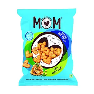 MOM - Meal of the Moment Oat Puffs Dahi Papdi Chaat Pouch 40g