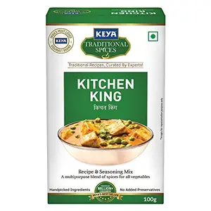KEYA Kitchen King Masala | Monocarton| 100 Gm Pack of 1