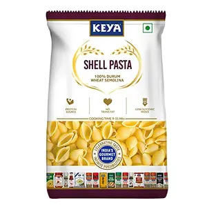 Keya Gourmet Shell Durum Wheat Semolina Pasta | 400 GMS x 1