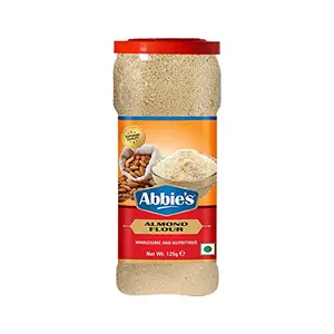 Abbie's Blanched Fine Almond Flour 125g Product of USANaturally Protein-Rich Blanched Almond Fine Powder Without SkinBadam Powder Rich in ProteinPowerful Antioxidants Rich in Vitamins
