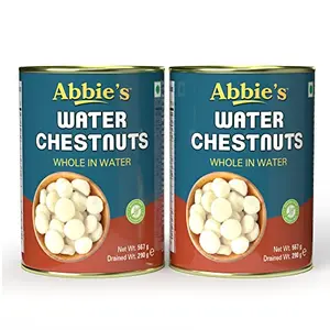 Abbie's Water Chestnuts Whole 1134 g (567 g X 2 units)