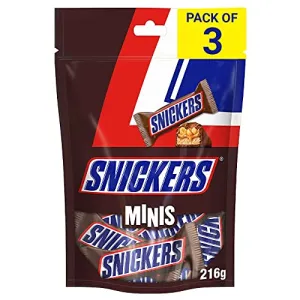 Snickers Minis Peanut Filled Chocolate 3 X 216 g