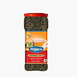 Abbie's Jasmine Tea for Weight Loss (100 GMS) | 100% Natural Loose Leaf Tea with Natural Jasmine Buds | Tea for Weight Loss | No Additives 100 g