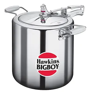 Hawkins Bigboy Aluminium Pressure Cooker 22 Litre Silver (BB22)
