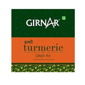 Girnar Green Tea with Turmeric (10 Tea Bags)