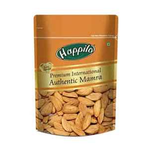 Happilo Premium International Authentic Mamra Almonds 250g | A Grade Irani Badam Giri | Premium Nuts | Healthy Party Snack With Extra Crunch