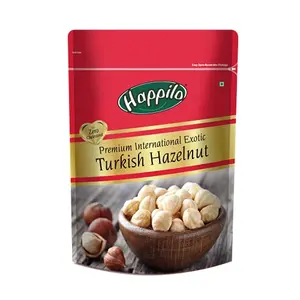 Happilo Premium International Exotic Hazel Nuts 150g | Unsalted and Crunchy | Selenium Rich Healthy Fresh Turkish Snack | Improves Skin Health & Lowers Cholesterol
