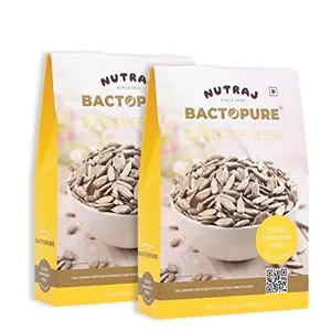 Nutraj Bactopure Sunflower Seeds 400g (200gx2)| Pathogen Free | 100% Natural And Premium