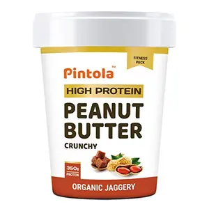 Pintola HIGH Protein Peanut Butter (ORGANIC JAGGERY) (Crunchy 1kg)