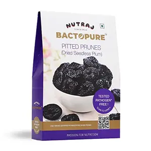 Nutraj Bactopure Prunes | Pathogen Free | 100% Natural And Premium | 200 gm