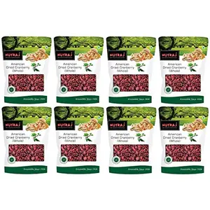Nutraj American Dried Whole Cranberries 1.6Kg (8x200g)