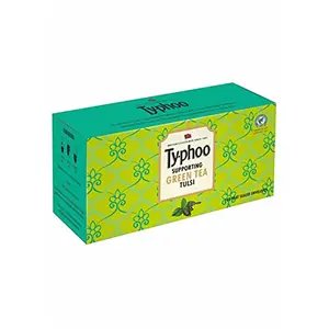 Typhoo Traditional Tulsi Green Tea Bags (100 Tea Bags)