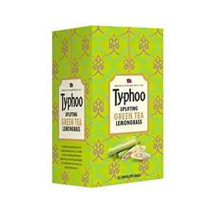 Typhoo Uplifting Green Tea Bags - Lemon Grass 25 Count