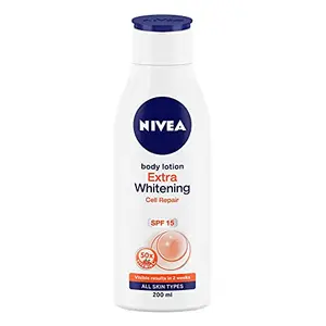 Nivea Natural Glow Cell Repair even tone complex and vitamin c body lotion 200 ml (pack of 2)