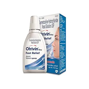 6 x Otrivin Adult Nasal Spray Clears Blocked Noses Fast Long Lasting Moisturizing- Pack of 6 - 