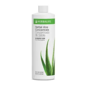 Herbalife Herbal Aloe Drink Concentrate - Original Pint - Supports Internal Cleansing and Soothes the Digestive System