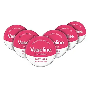 Vaseline Lip Therapy Lip Balm Tin Rosy Lips 0.6 oz 6 Count