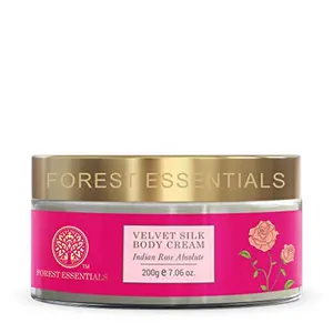 Forest Essentials Indian Rose Absolute Velvet Silk Body Cream 200g