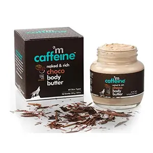 mCaffeine Naked & Rich Choco Body Butter Cocoa Butter Caramel Deep Moisturizing All Skin - 250 g