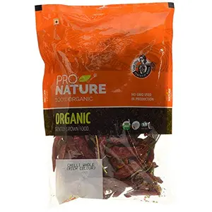 Pro Nature 100% Organic Red Chilli Whole (RichColour)100g