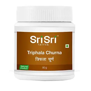 Sri Sri Tattva Triphala Churna 80g /2.82192 Oz (Pack of 2)