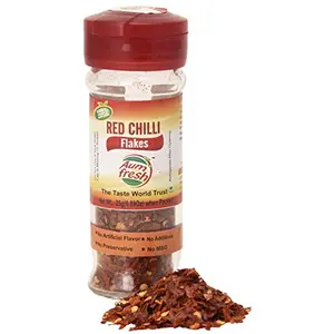 Aum Fresh Red Chilli Flakes 25 gm / 0.88 Ounce - USDA Certified