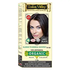 Indus Valley 100% Botanical Hair Color (Soft Black)