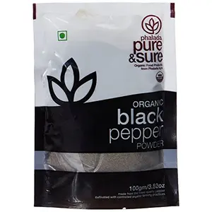 Pure & Sure Organic Powder Black Pepper 100 g