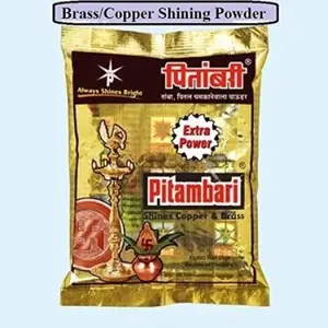 3 Packs of 200G Brass Copper Instant Cleaner Polish Anti-Tarnish (Pitambari)Effective for cleaning copper brass idoslcollectiblesfigurines sculptures