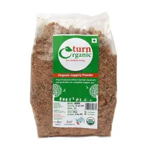 Turn Organic Organic - Jaggery Powder 500 gm Pouch
