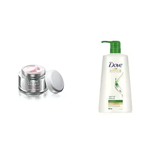 Lakme Absolute Perfect Radiance Skin Brightening Day Creme Light 50g And Dove Hair Fall Rescue Shampoo 650ml