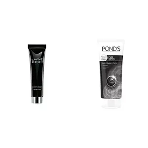 Lakme Absolute Blur Perfect Makeup Primer 30g And Pond's Pure White Anti Pollution With Activated Charcoal Facewash 100g