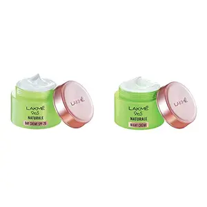 Lakme 9 to 5 Naturale Day Creme SPF 20 50 g And Lakme 9 to 5 Naturale Night Creme 50 g