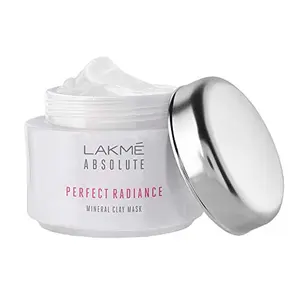 Lakme Absolute Perfect Radiance Mineral Clay Mask Skin Brightening Face Mask Removes Oil And Impurities 50 g