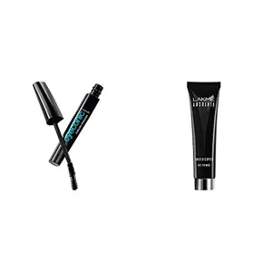 Lakme Eyeconic Lash Curling Mascara Black 9ml And Lakme Absolute Under Cover Gel Face Primer White 30 g