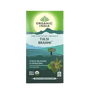 Organic India Tulsi Brahmi Tea 25 TB