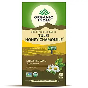 ORGANIC INDIA Honey Chamomile - 25 Tea Bags