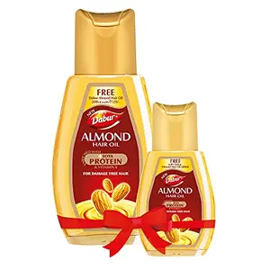 Dabur Almond Hair Oil -500 ml with 200ml Pack Free