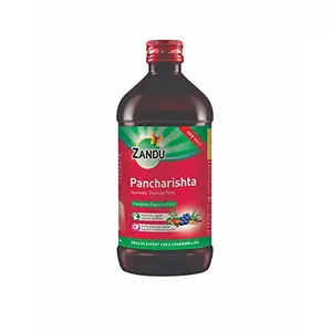 Zandu Pancharishta | Ayurvedic Tonic for Digestion Acidity Constipation and Gas Relief Helps Improve Digestive Immunity 450ml