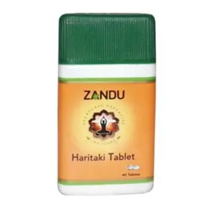 5 x Zandu Haritaki (Harde) Tablets 40 tab