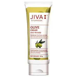Jiva Olive Cream 100gm Pack of 1 - Good for Fine Line - Skin Tone & Texture