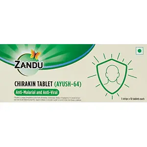 Zandu Chirakin (Ayush-64) - 50 Tablets